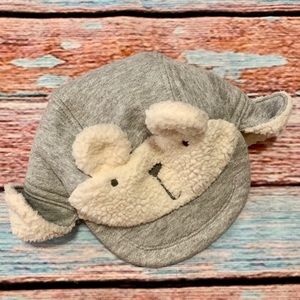 🌵 Baby Gap Sherpa Shearling Gray Hat